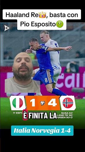 Italy 1-4 Norway: Haaland SHOW! Pio Esposito is nothing like him 🔥|Gravina OUT!