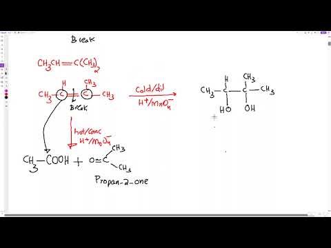 Oxidation of alkenes and addition polymerisation