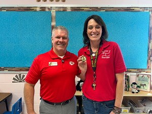 Today, we had the honor of celebrating Mrs. Summer Inman as a Difference Maker! As a first-grade teacher at Joe D. Esther Elementary, Mrs. Inman is known for her deep compassion and commitment to her students' growth and learning. Mrs. Inman was recognized by parents, community members, and colleagues alike for her dedication. Her impact goes beyond the classroom—she consistently supports her students and her fellow teachers with kindness, patience, and inspiration. Some words people used to des