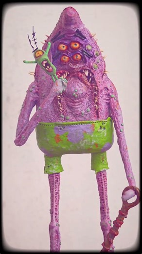 How to Sculpt a Mutated Scaredy Pat with polymer Clay #bikinibottomhorror #clay #patrickstarhorror