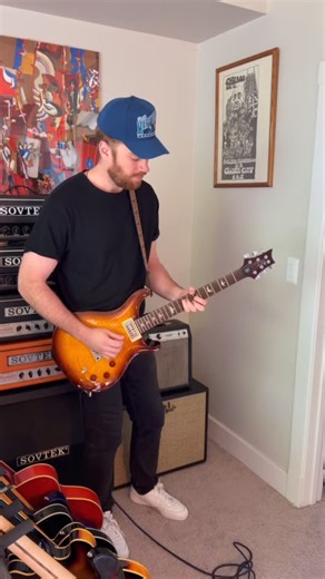 Official TV Jones on Instagram: "Here’s a full mix featuring a pair of Setzer signatures on the lead, Starwood Humbuckers for rhythm, and Thunder’Trons for bass. Huge thanks to @uaudio for the 4-710D preamp which absolutely rips for tracking (love the tube/transistor knob), and of course the Paradise plugin for guitar tones… What styles or pickup pairings would you like to hear next?"