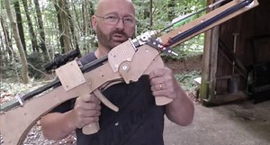 This DIY Air-Powered Arrow Blaster Will Stop Anything
