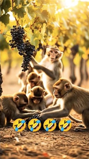 MONKEY Loves Eating Grapes 🍇🤣