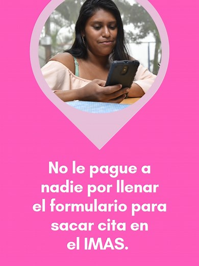 Cómo llenar el formulario para cita en IMAS