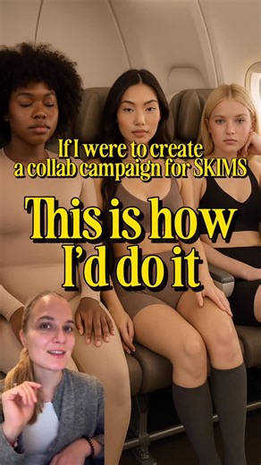 girl in blue studios | Brand Design & Creative Direction on Instagram: "If I were to create a collab campaign for SKIMS, this is how I’d do it! Reach out to work with us using the link in bio!"