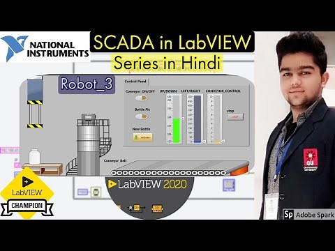 SCADA in LabVIEW | Tutorial 8 :- Robotic Arm_3 | LabVIEW | DSC