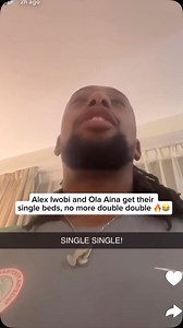 12K views · 339 reactions | Alex Iwobi and Ola Aina’s sleeping arrangements have changed, as their double bed has been exchanged for single beds. 藍 @alexanderiwobi @olaaina #nigeria #football #soccer | Jadama Famara | Facebook