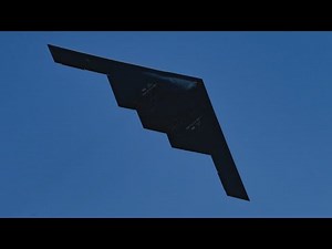 B-2 stealth bombers from the Missouri Air National Guard are flying over St. Louis