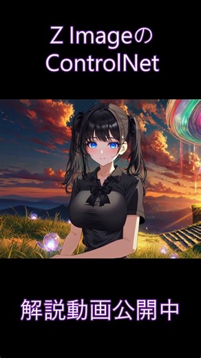 「ComfyUIでZ ImageのControlNet」手順解説中 #zimage #comfyui #画像生成ai