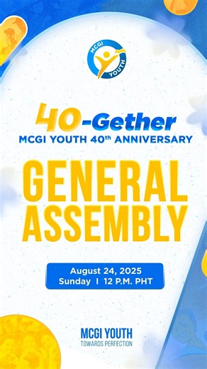 MCGI Youth on Instagram: "The anticipation builds—only 2 days to go! Check out today’s feature: Free Seminar – With God’s help, the youth of MCGI offer free sessions on physical and mental wellness, including Basic First Aid, Mental Health Awareness, Health and Wellness Awareness, and more. Through these sessions, they also share spiritual wellness to guide and inspire communities #MCGIYouth40gether #WeAreMCGIYouth"