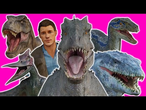 ♪ JURASSIC WORLD THE MUSICAL "Hybrid Dinosaur" By LHUGUENY- Blender Remake