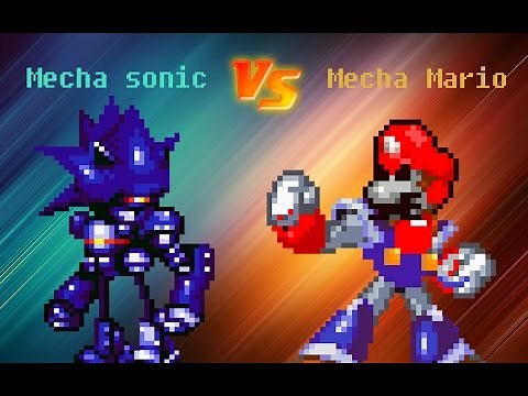 Mecha Sonic vs Mecha Mario