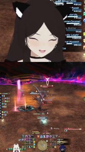 TAKE THE SNAKE!! 🐍🦊 FFXIV MINEventures Coils of Bahamut Funny Moments #shorts