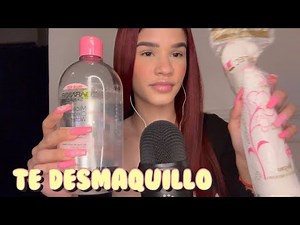 I'll take off your makeup until you fall asleep ASMR