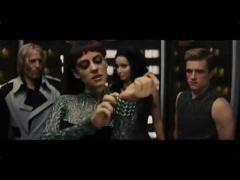 Catching Fire - Best of Johanna Mason - Elevator Scene - Interview - Hunger Games