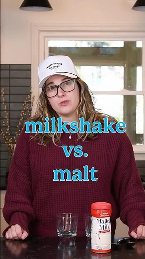 What’s the difference between a milkshake and a malt? 🥛