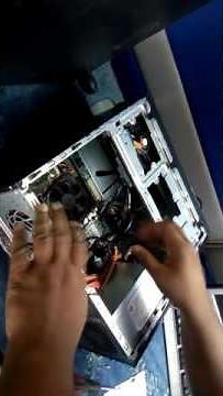 how to remove a power supply From HP Computer