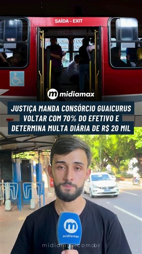 Jornal Midiamax on Instagram: "O Tribunal Regional do Trabalho da 24ª Região determinou que o Sindicato dos Trabalhadores do Transporte Coletivo Urbano de Campo Grande volte com 70% dos trabalhadores em atividade. Nesta segunda-feira (15), Campo Grande amanheceu sem ônibus do Consórcio Guaicurus, diante da paralisação dos motoristas. Conforme a determinação do Desembargador Federal do Trabalho, Cesar Palumbo Fernandes, feita ainda no domingo (14), o sindicato deve assegurar a manutenção mínima d