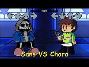 Friday Night Funkin': DustTale Sans And Chara Sing Last Chance [FNF Mod/HARD]