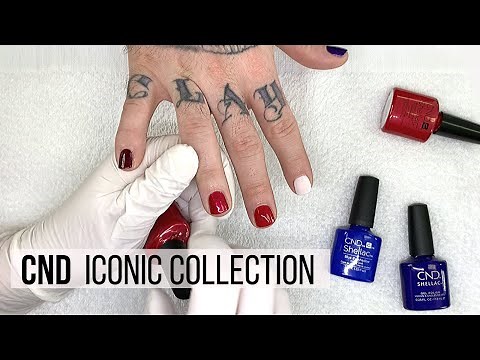 CND Shellac ICONIC Collection | Live SWATCH [NEW 2020]