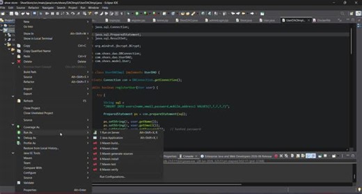 #java #jsp #servlet #jdbc #mysql #fullstackdeveloper #webdevelopment #ecommerce #mvc #github #softwareengineering #opentowork #portfolioproject #backenddevelopment #frontenddevelopment #javadeveloper | SHAIK KHALEEL