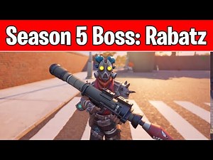 Fortnite Season 5 Boss: Besiege Rabatz (Fortnite Kondor Aufträge Herausforderungen)