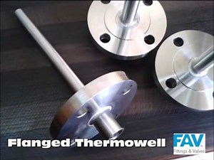 Flanged Thermowell 1/2" NPTF Class 150