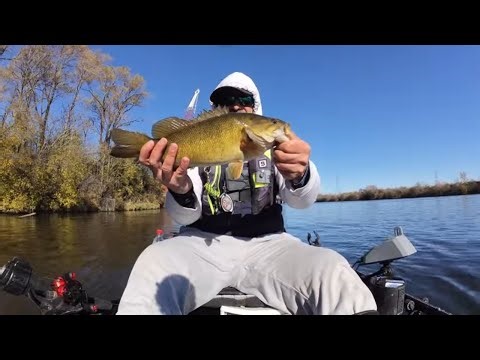 Kayak Fishing for Smallmouth in Cold Water