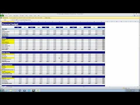 Budget Analyst Tutorial