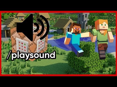 Como usar el comando playsound en Minecraft | Bedrock y Java.