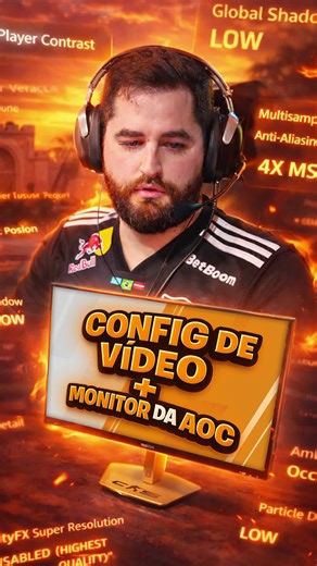 Config de vídeo do professor monitor aoc = meio caminho andado para o profissional 👌😎