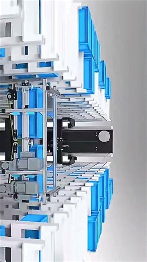 Automated ASRS Pallet Storage System with Bin Track Robots | High Efficiency Warehouse Solution