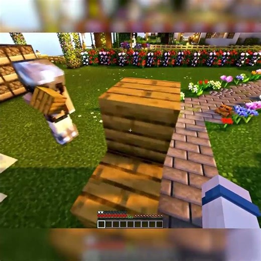 这一次换我来保护你（获得成就：超越生死） #minecraft #cool #cute #love #moved #girlfriend