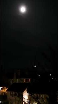 Loganair LM626 ATR42-500 G-LMRB Arriving From London Heathrow Under The Beaver Full Moon 04/11/25