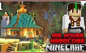 【生/SmallishBeans】100小时极限生存挑战 ep1 - 起始基地！