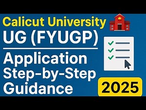 How to Apply for Calicut University FYUGP (4-Year UG Program)