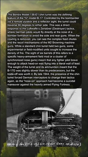 INSIDE THE B-17G CHIN TURRET