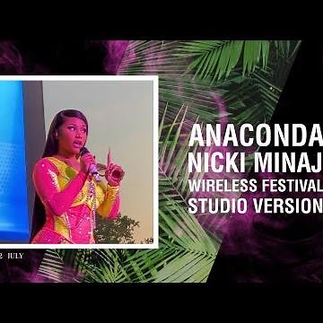 Nicki Minaj - Anaconda (Live Studio Version - Wireless Festival)