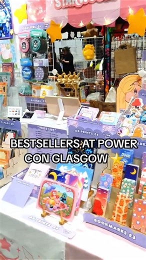Bestsellers at Power Con Glasgow