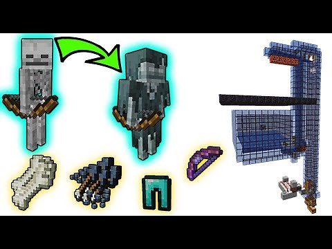 Perfect Skeleton Spawner Auto Farm! (bones, ench armor, bows) | Minecraft Stray Slowness arrows