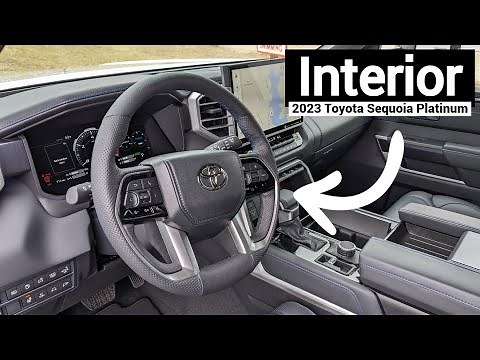 2023 Toyota Sequoia Platinum i-FORCE MAX Interior | Detailed Walkthrough