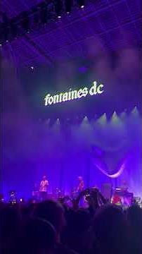 Fontaines Dc (Roman Holiday) live Dublin 07/012/24