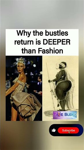 👖💔The bustle is back and it's deeper than fashion🧵🍑 #FashionHistory #lol #Bustle #90s #viral #shorts