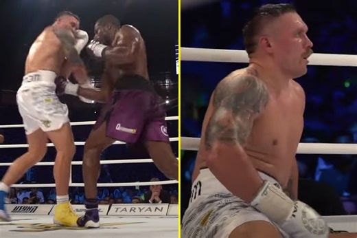 Unseen footage of controversial Daniel Dubois punch that floored Oleksandr Usyk released ahead of Jarrell Miller fight