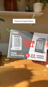 Temperature and humidity are such an important part of growing houseplants, especially tropical plants. When I first started I didn’t think it was necessary, but the deeper I dove into plants, the faster I realized I needed to measure my temperature and humidity levels to give them the best life. A hygrometer will tell you the temperature and humidity levels of a certain area so you can tell if you’re giving your plants the best chance at life. The @baldrtherm_official hygrometers comes with a s