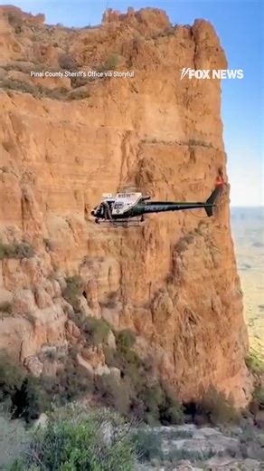 MOUNTAIN RESCUE: A 57-year-old hiker was airlifted to safety after breaking her ankle on a trail near Superior, Arizona. | Fox News