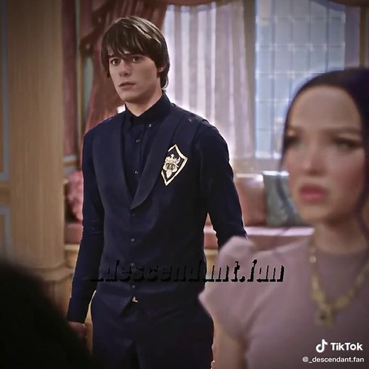 Descendants Movie Characters: Mal and Hades Interaction