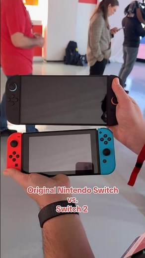 Original Nintendo Switch vs. Nintendo Switch 2 #switch2 #nintendo