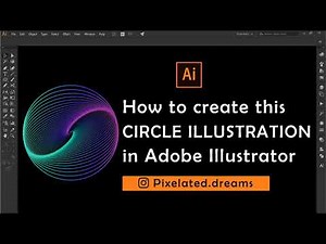 How to create Circle Illustration in adobe illustration within 30 seconds