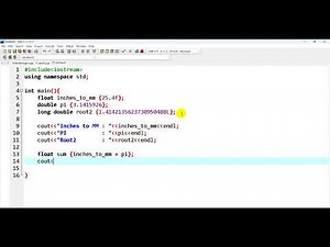 7-7-C++ Programmer: Floating Point Value | Practice